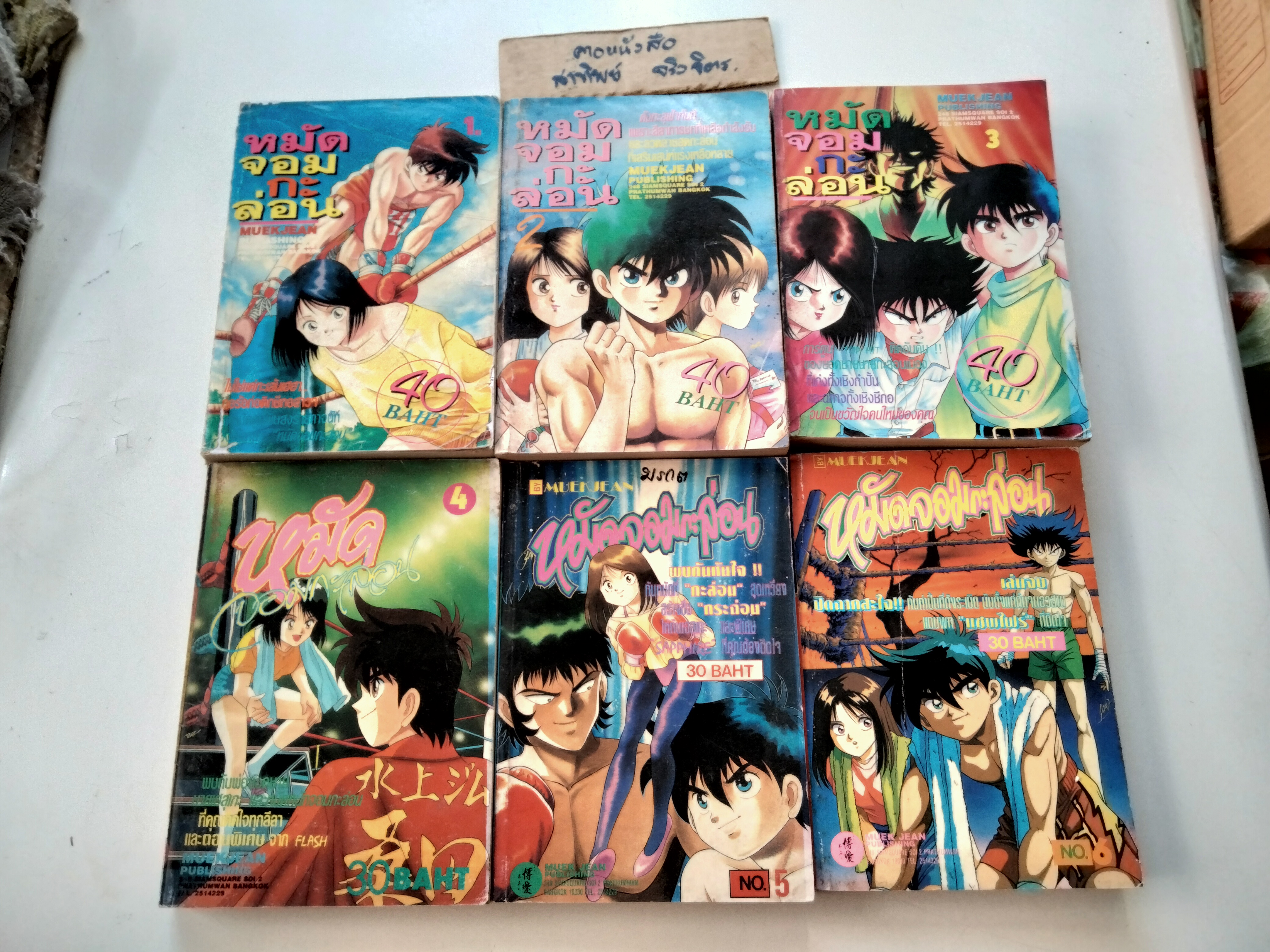 หมัดจอมกะล่อน 6 เล่มจบ สนพ หมึกจีน ผลงาน Kaoru Shibayama (เล่ม 1 มีตำหนิ) **สินค้าหมด**