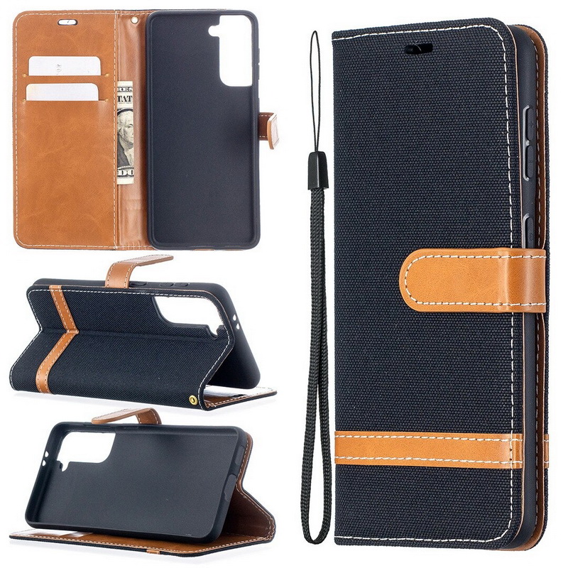 เคส Galaxy S23 FE 5G #เคสฝาพับหนัง PU พร้อมสายคล้องมือ สีสันสดใส