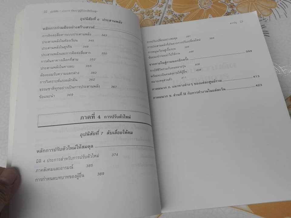 7 อุปนิสัยพัฒนาสู่ผู้มีประสิทธิผลสูง The 7 Habits of Highly Effective People โดย Stephen R. Covey เรียบเรียงโดย สงกรานต์ จิตสุทธิภากร ,นิรันดร์ เกชาคุปต์ **สินค้าหมด**