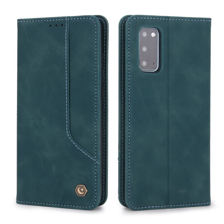 เคส Samsung Galaxy S20+ #เคสฝาพับหนัง PU สไตล์กระเป๋าสตางค์พร้อมช่องใส่การ์ด Luxury Flip Stand Card Phone Leather Wallet Cover Casing