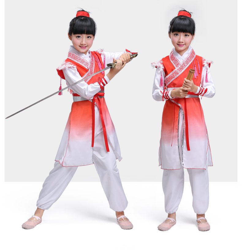 ชุดเสื้อผ้าแต่งกายเด็กชาวจีนโบราณ 儿童古装汉服 Chinese Children Traditional Costumes