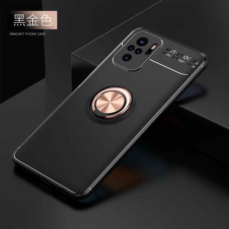 เคส Redmi Note 10 4G #เคสฝาหลัง TPU Finger Ring Kickstand (แผ่นโลหะแบบ Built-in)
