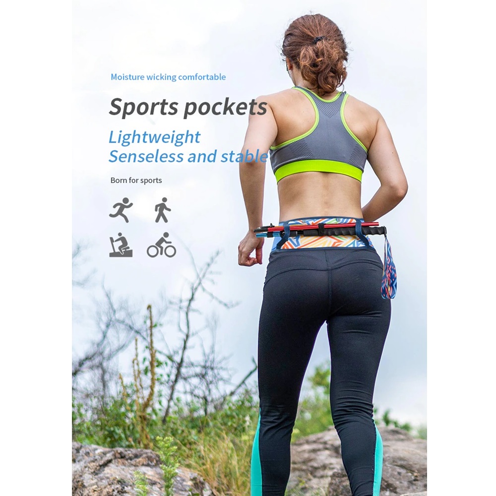 กระเป๋าคาดเอว แบบบาง ใส่ขวดน้ำได้ AONIJIE รุ่น W8108 (A24)