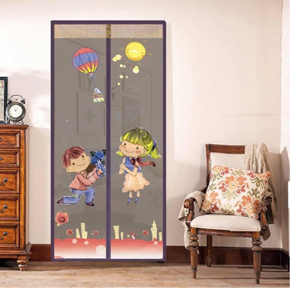 ม่านแม่เหล็กกันยุงลายน่ารัก