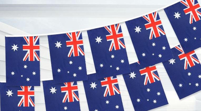 ธงชาติออสเตรเลีย (ธงราวออสเตรเลีย) Australia Small Flag Decoration