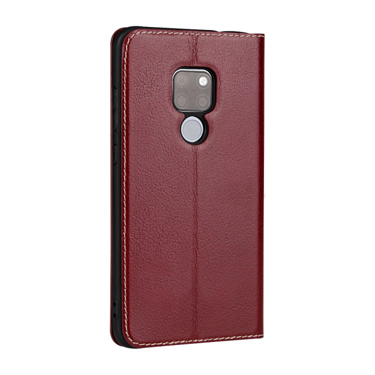 Case Huawei Mate 20 #เคสฝาพับมีช่องวิว View Window Cowhide Leather Smart Mobile Shell คุณภาพดี
