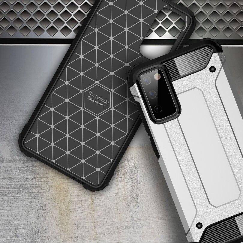Case Samsung Galaxy S20 FE / S20 FE 5G #เคสฝาหลังเกราะป้องกัน ไฮบริด พลาสติก+TPU Heavy Duty Rugged Hybrid