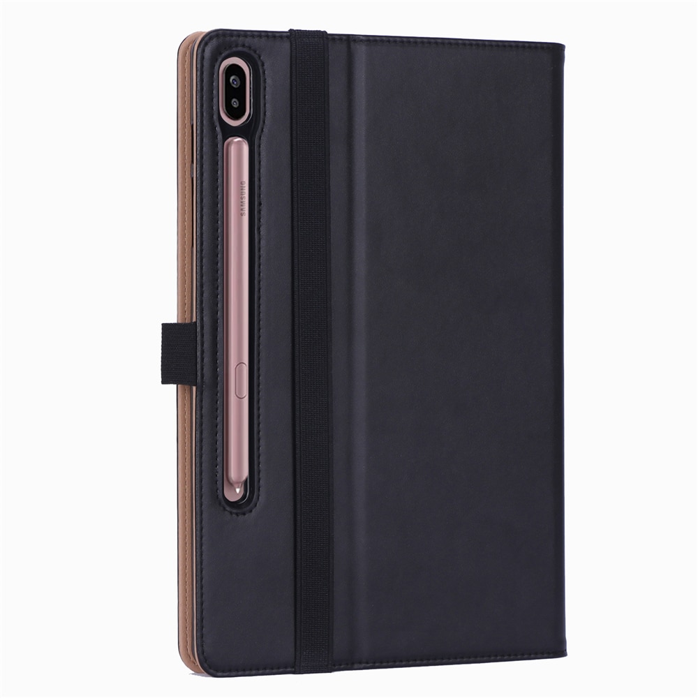 Case SamsungGalaxy Tab S7 FE 12.4"(T730,T736) #เคสฝาพับหนัง PU มีที่สวมนิ้ว Card Holder Stand PU Leather Smart Case