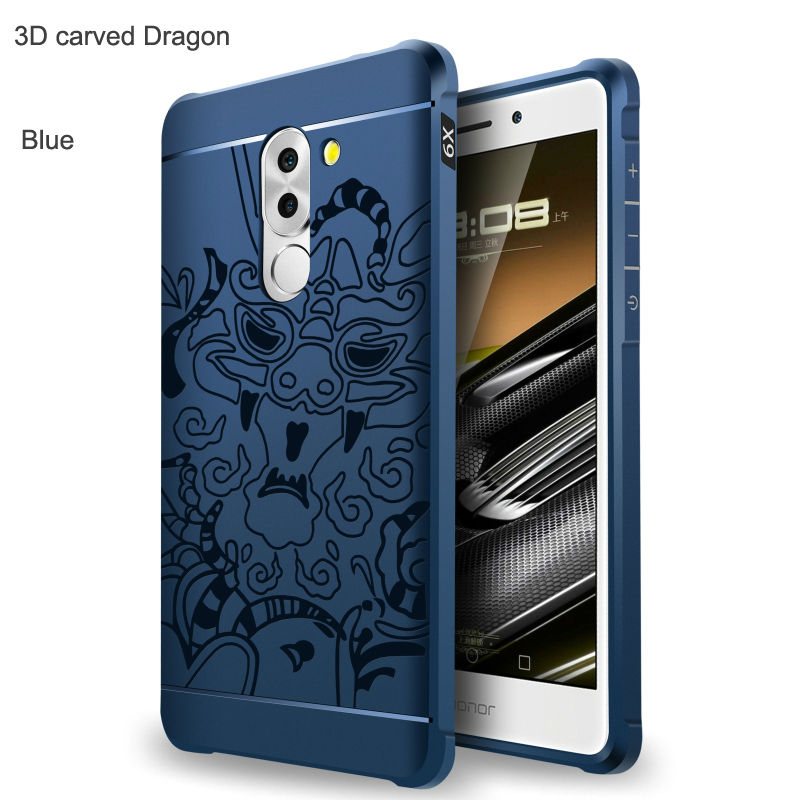 เคส Huawei GR5 2017 เคสฝาหลัง TPU ลายมังกร