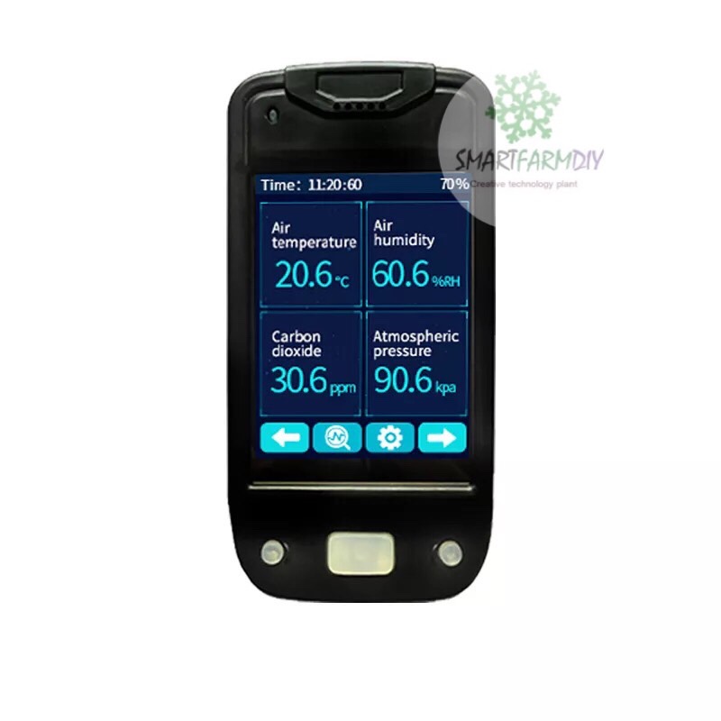 เครื่องวัดดินแบบพกพา EC PH SOIL TEMP HUM NPK