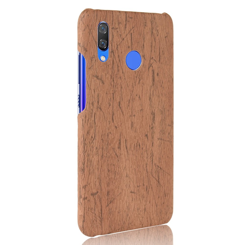 เคส Huawei nova 3i #เคสฝาหลังพลาสติกแข็งเคลือบผิวลายไม้สีสันสดใส Wood Texture PU Leather Coated