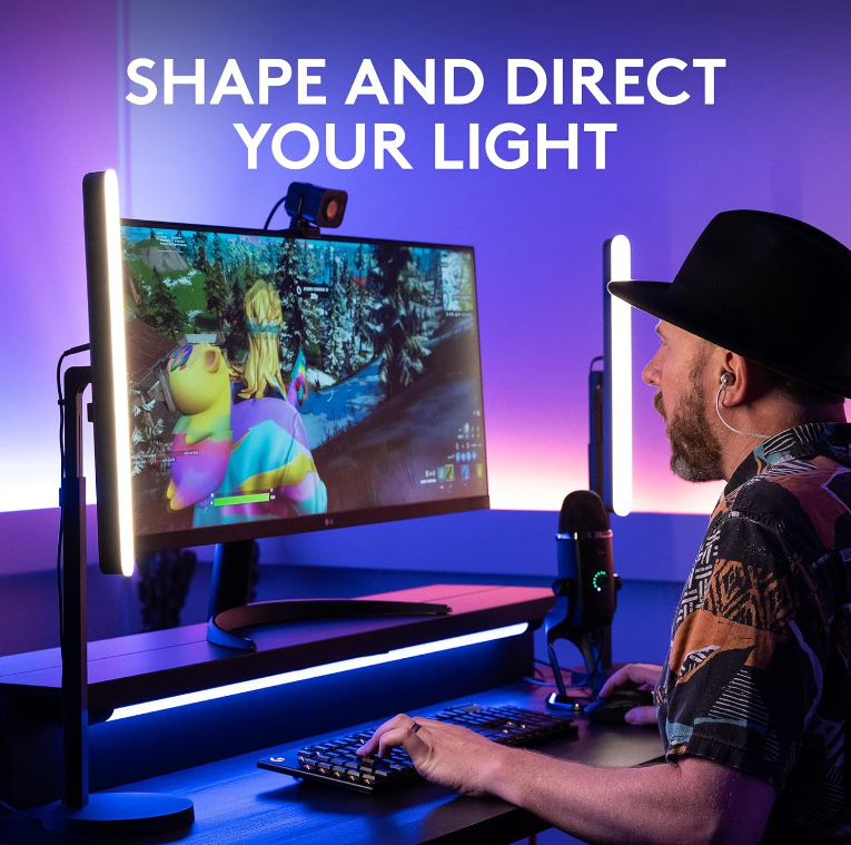 Logitech® LITRA BEAM Premium LED Streaming Key Light with TrueSoft ไฟสตรีมมิ่ง