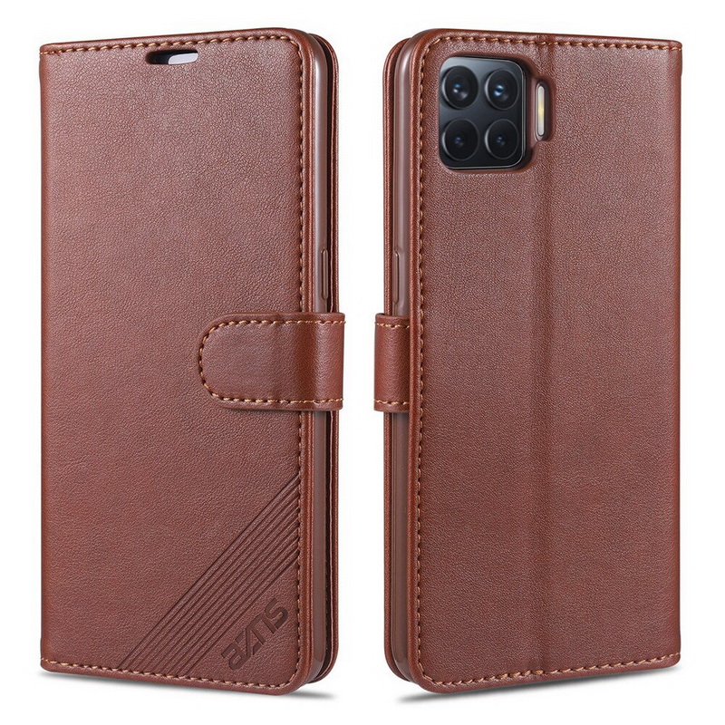 เคส OPPO A93 #เคสฝาพับหนัง PU มีช่องใส่บัตร AZNS Wallet Leather Stand Phone Cover