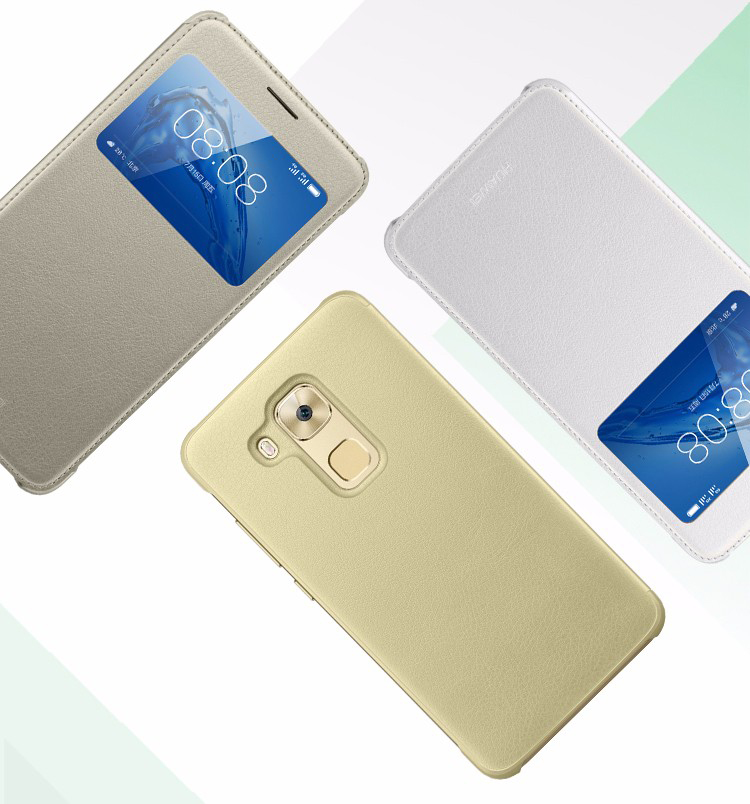 เคสหนังมีช่องวิว HUAWEI OEM สำหรับ Huawei G9 Plus / Nova Plus / Maimang 5