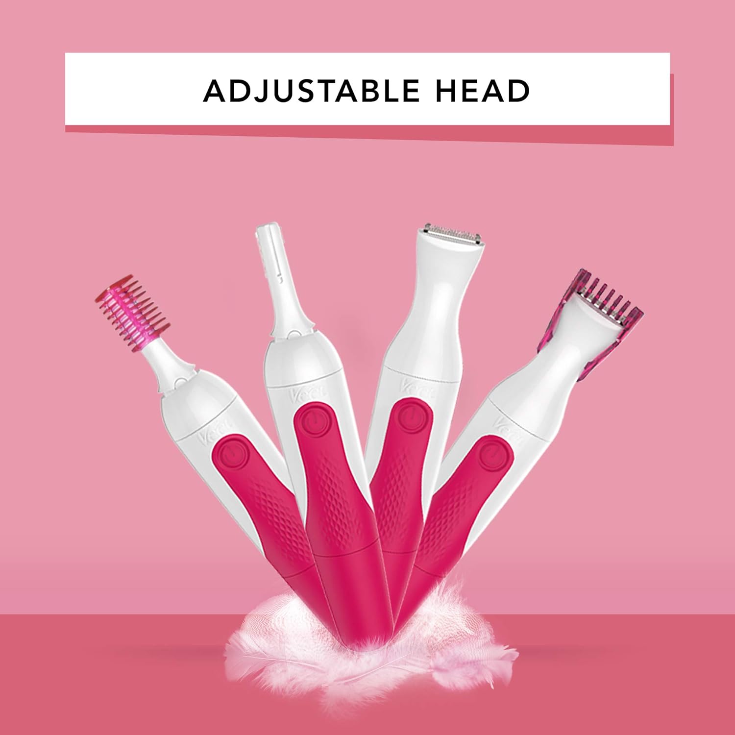 Veet® Sensitive Precision Beauty Styler Expert Set 9 Pcs. เครื่องกำจัดขนไฟฟ้า สำหรับการกำจัดขนใต้วงแขน คิ้ว และบิกินี่