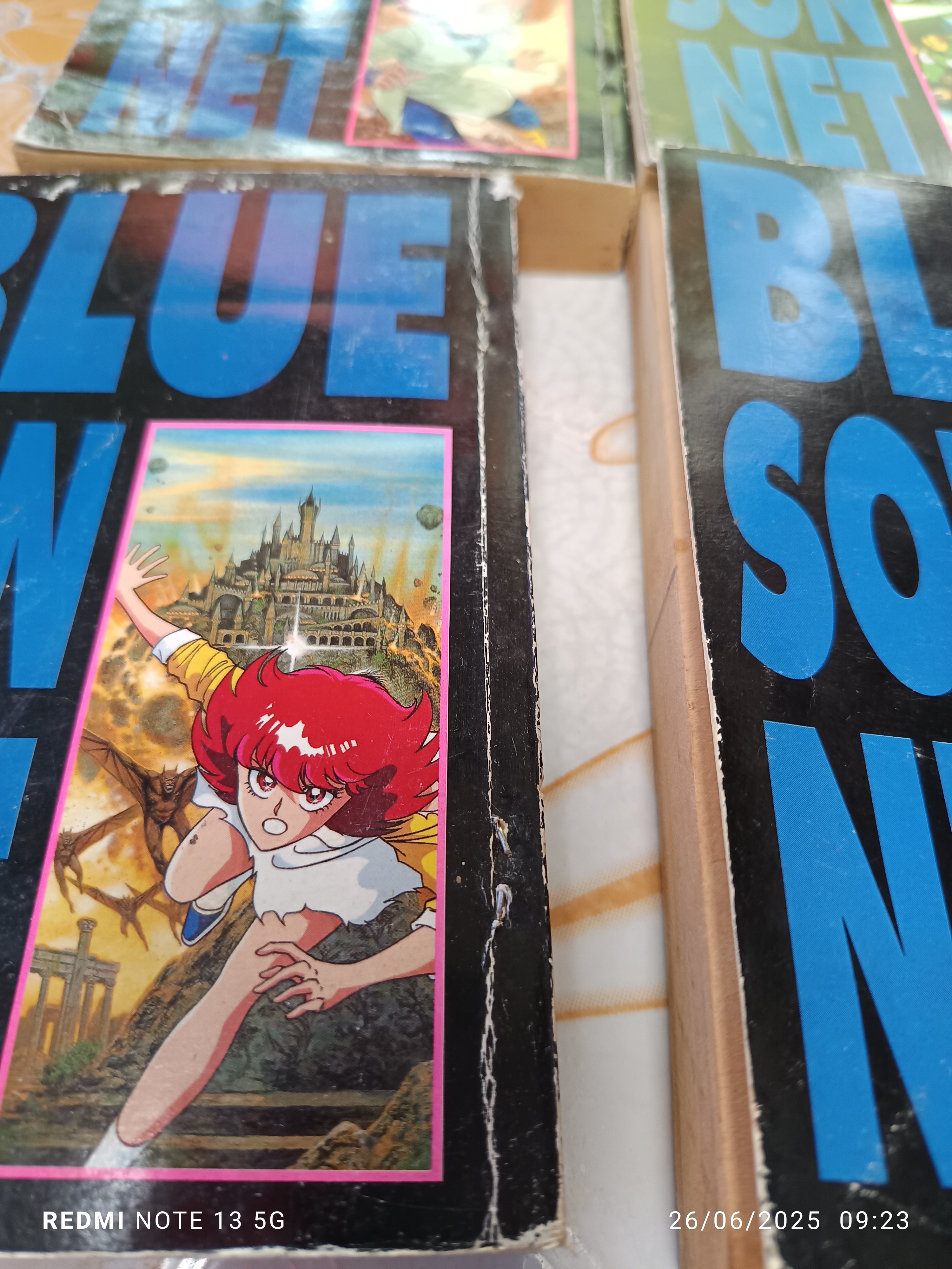 BLUE SONNET (4 เล่มจบ /ภาค 1) MASAHIRO SHIBATA สนพ.จัมโบ้ **หนังสือเช่า