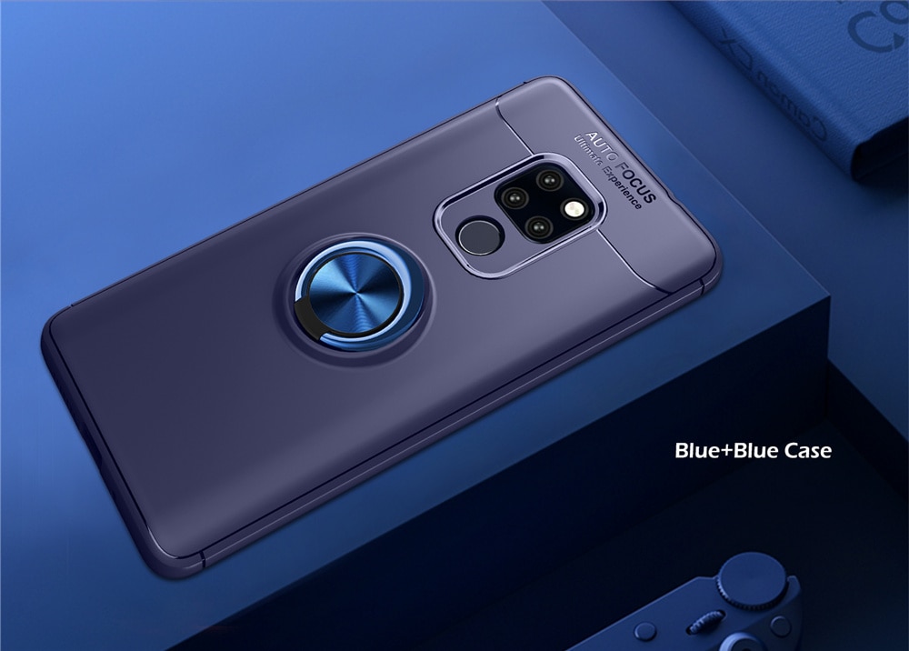 เคส Huawei Mate 20 TPU #เคสฝาหลังมีแหวนสวมนิ้ว Finger Ring Kickstand (Built-in แผ่นโลหะ)