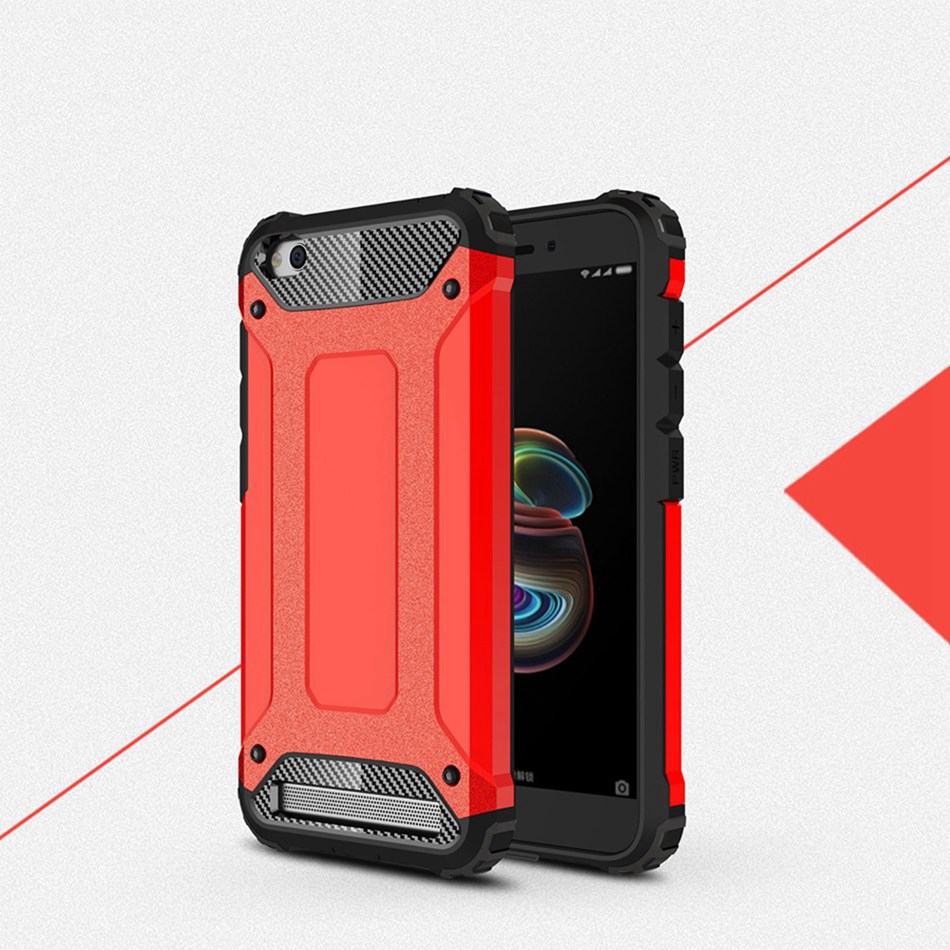 Case Xiaomi Redmi 5A #เคสฝาหลังเกราะป้องกัน ไฮบริด พลาสติก+TPU