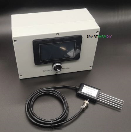 เครื่องวัดค่า Soil NPK PH Temperature Water Content Measuring Device Sensor