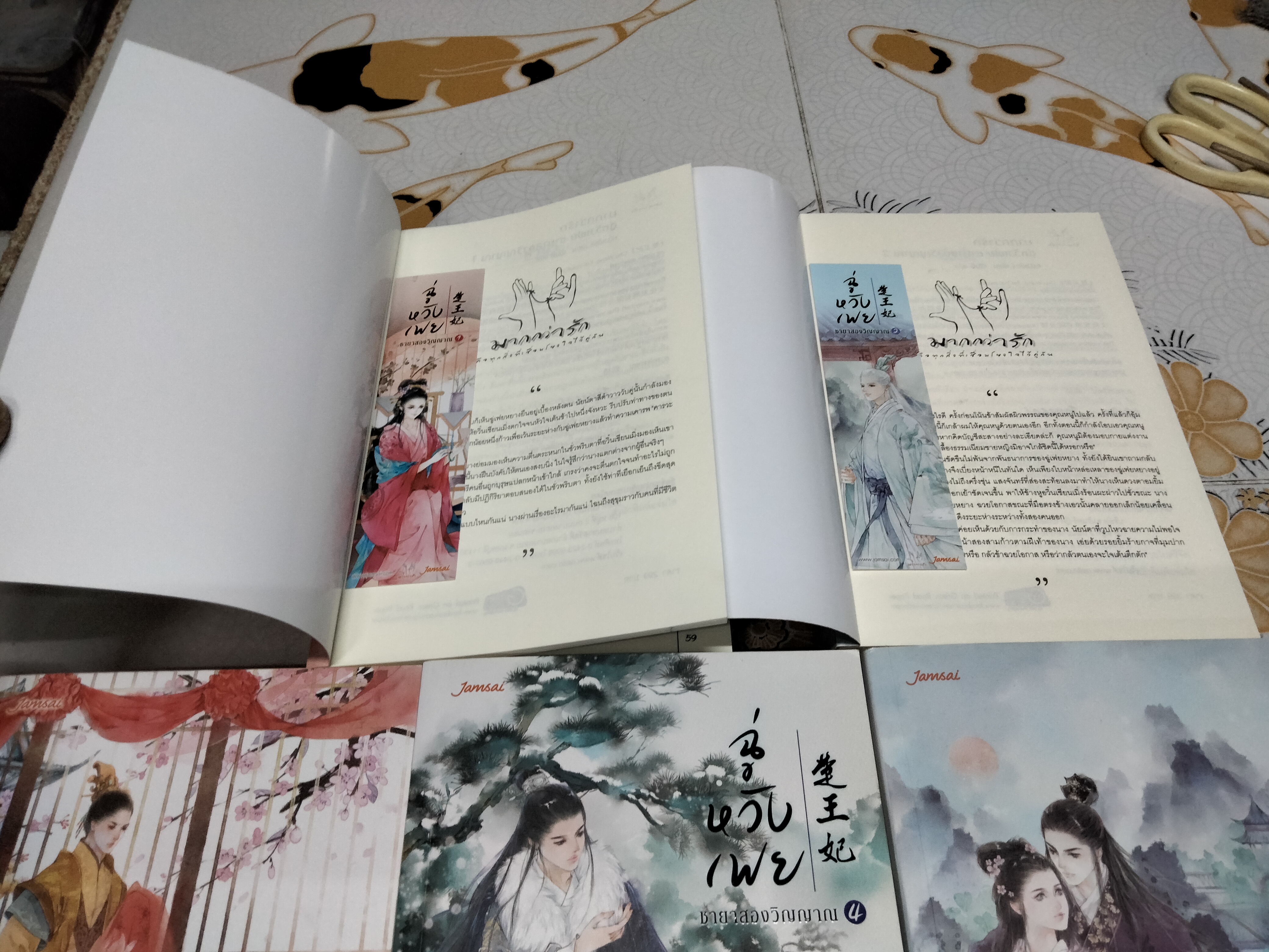 ฉู่หวังเฟย ชายาสองวิญญาณ (5 เล่มจบ) โดย หนิงเอ๋อร์ - เฉินซี แปล ** มีที่คั่นหนังสือทุกเล่ม