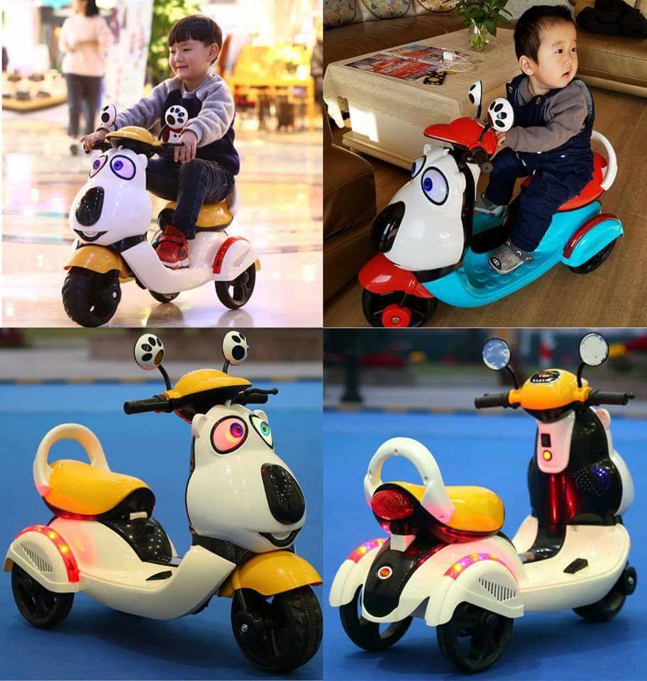 มอเตอร์ไซค์แบต น้องหมาจมูกโต