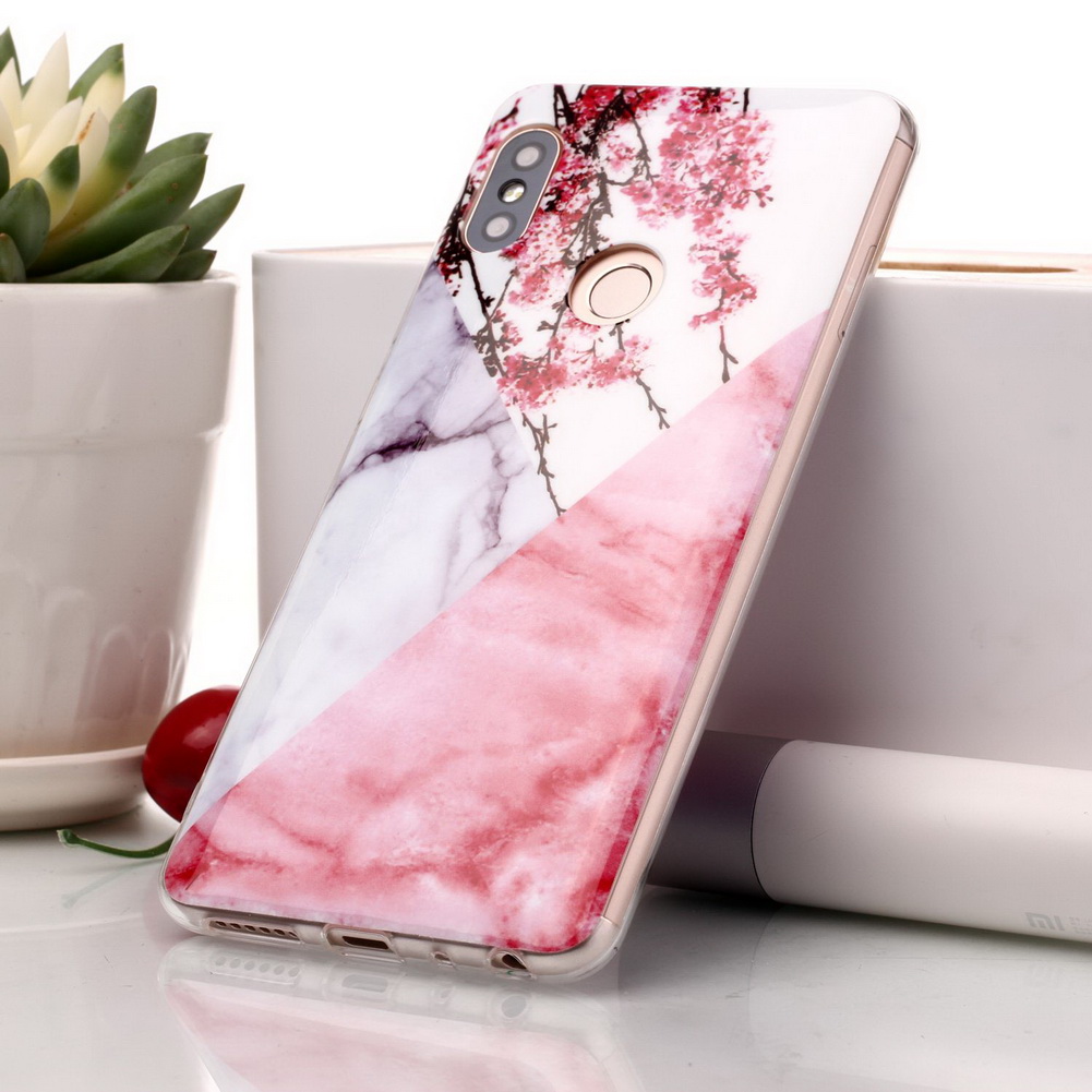 เคส Xiaomi Redmi Note 5 #เคสฝาหลังนิ่มลายหินอ่อน Marble Pattern IMD TPU