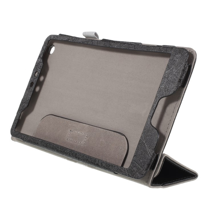 เคส Huawei MediaPad M3 8.4นิ้ว #เคสฝาพับ Lines Texture Stand Smart Leather Shell