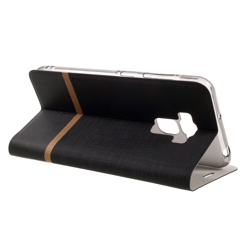 Case Asus Zenfone 3 Max ZC553KL #เคสหนังฝาพับ Cross Texture Leather Card Holder Case