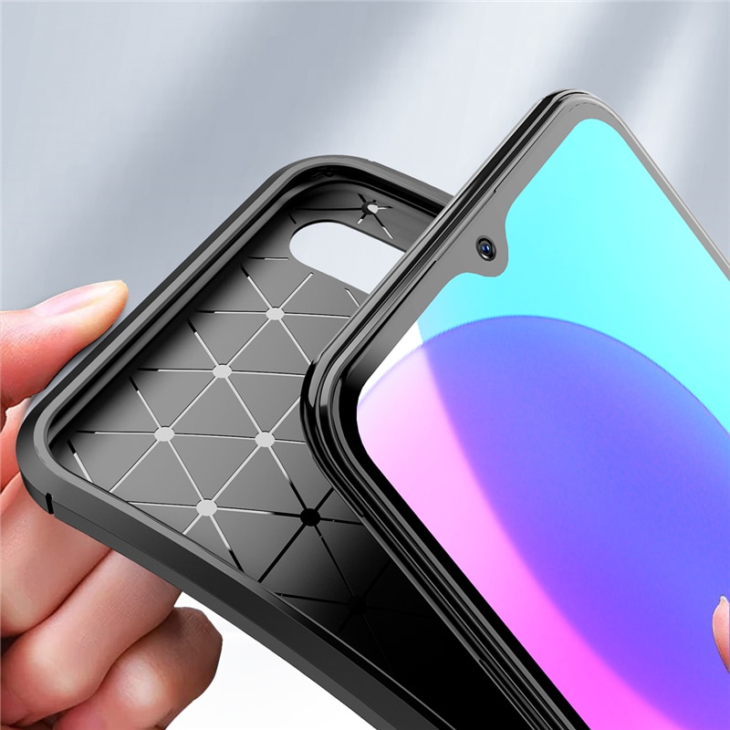 เคส Vivo Y19 #เคสฝาหลังนิ่ม Carbon Fiber Anti-drop TPU Protection