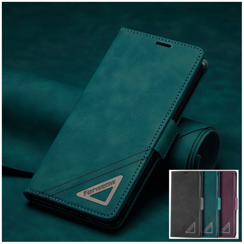 เคส iPhone 14 Pro Max #เคสฝาพับหนัง PU สไตล์กระเป๋าสตางค์พร้อมช่องใส่การ์ด Luxury Flip Stand Card Phone Leather Wallet
