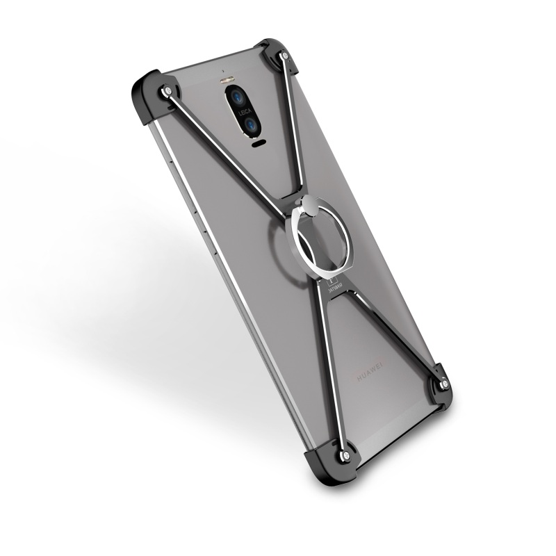 Case Huawei Mate 9 Pro โครงโลหะ OATSBASF X Shaped Metal Frame มีแหวนสวม