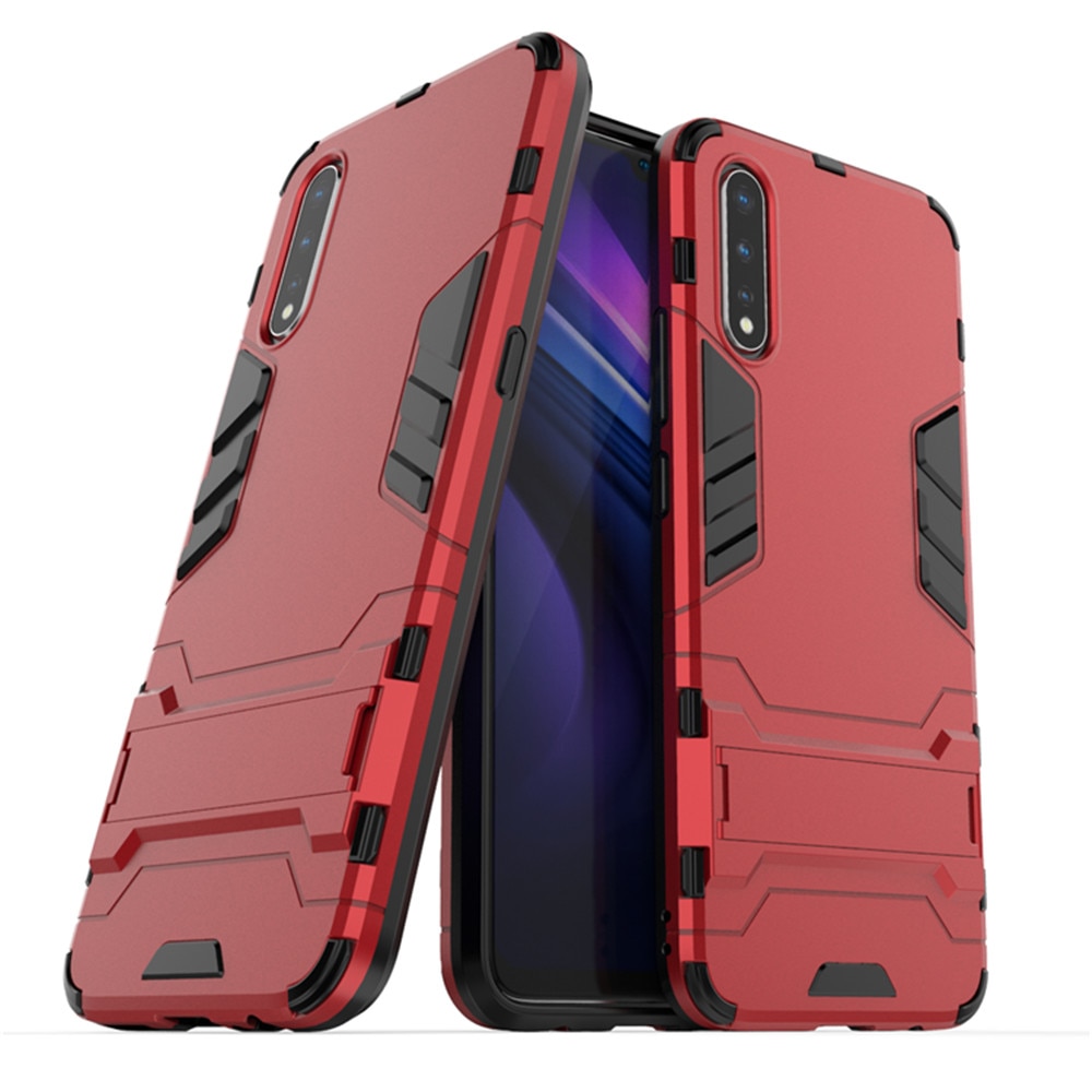 Case Vivo S1 #เคสฝาหลังพลาสติก ไฮบริด TPU + Kickstand