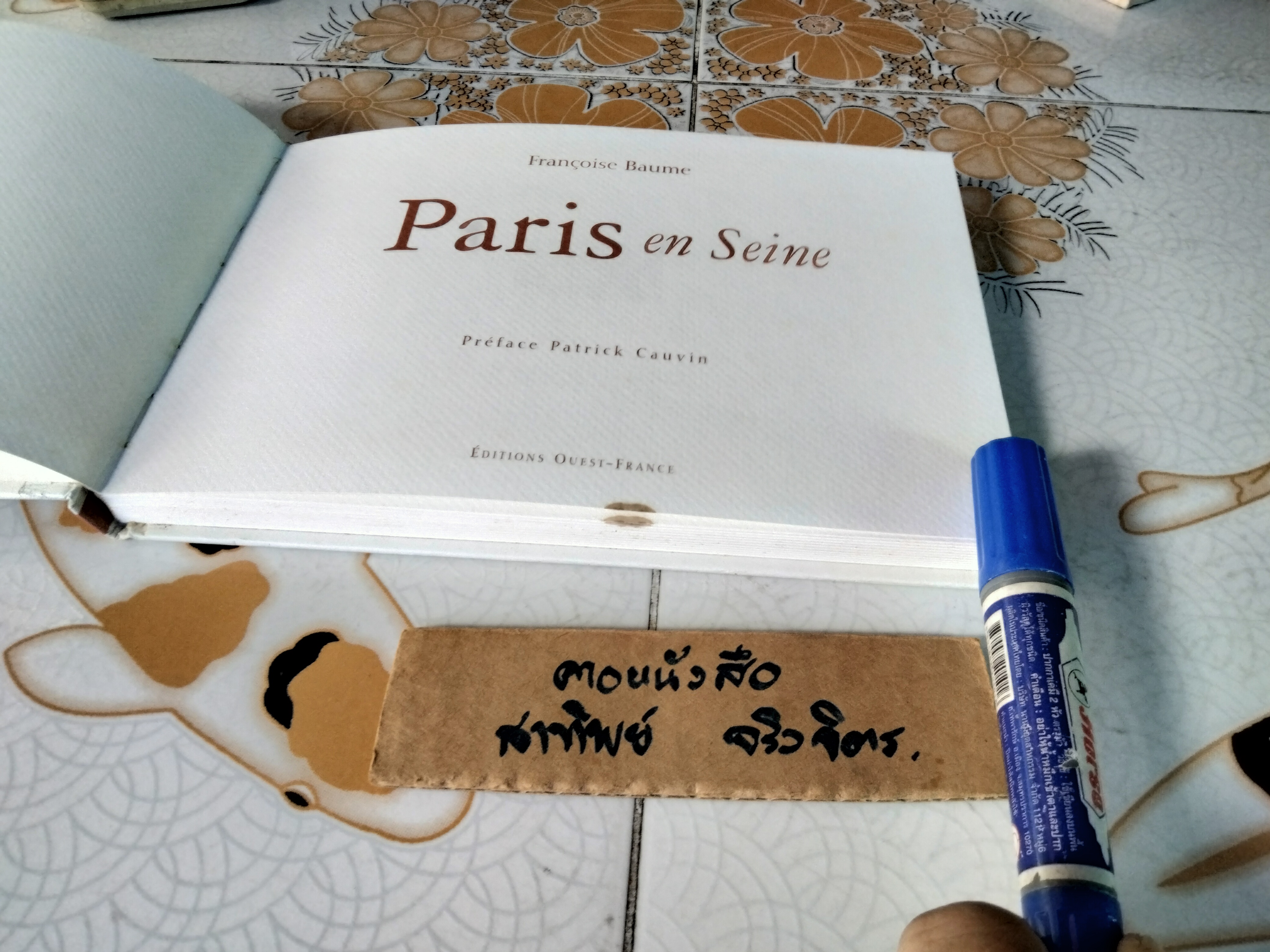 PARIS EN SEINE โดย Patrick Cauvin และ Francoise Baume - ปกแข็ง