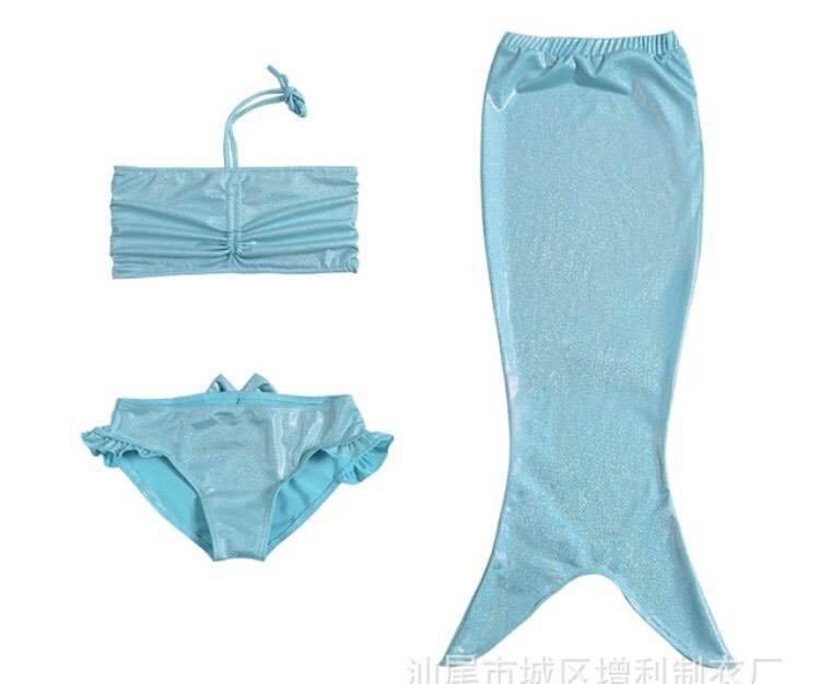 ชุดว่ายน้ำเด็ก เงือกน้อยมีหาง