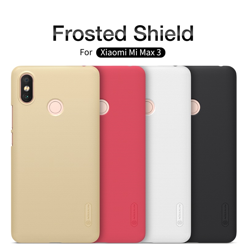 Case Xiaomi Mi Max 3 #เคสฝาหลัง NILLKIN แท้รุ่น Super Frosted Shield เคสคุณภาพดีราคาถูก