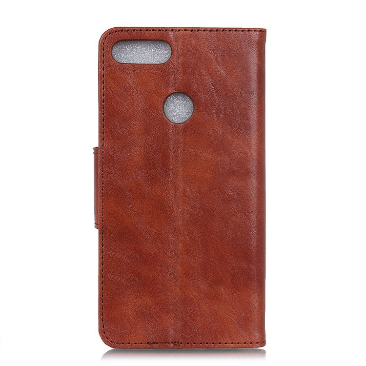 เคส Xiaomi Mi 8 Lite #เคสฝาพับหนังแยกคุณภาพดี Crazy Horse Split Leather Wallet