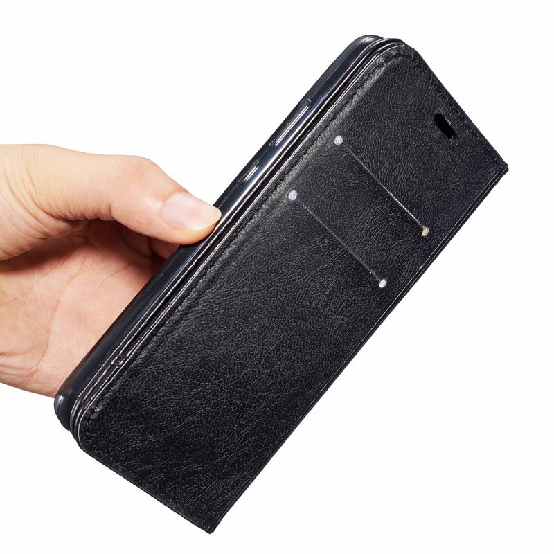 เคส Huawei Mate 20 Pro #เคสฝาพับหนัง PU มีช่องเสียบบัตร Leather Card Holder