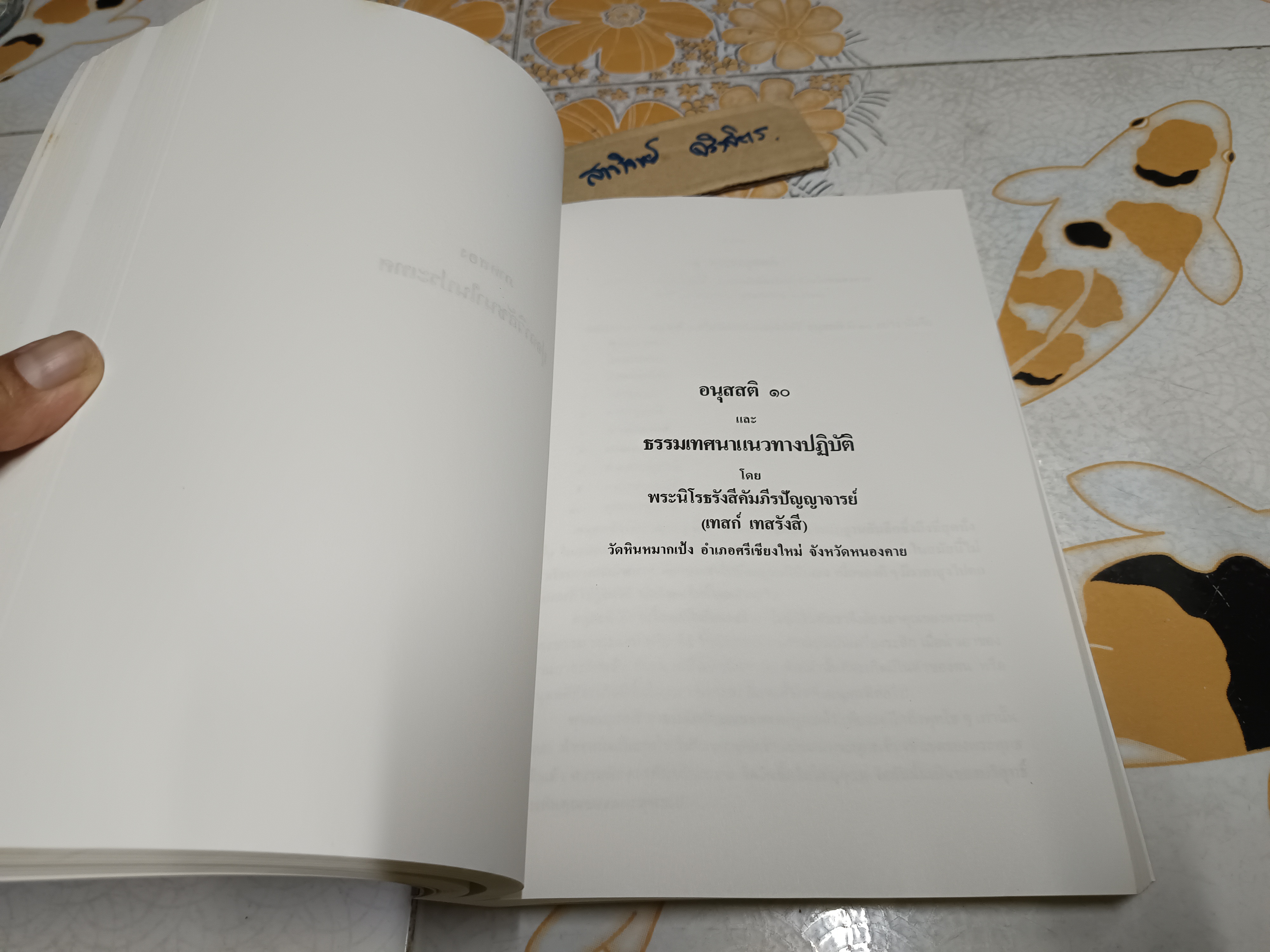 ประมวลแนวปฏิบัติธรรม และ ปุจฉาวิสัชนาในประเทศ / พระนิโรธรังสีคัมภีรปัญญาจารย์ (เทสก์ เทสรังสี) **สินค้าหมด**