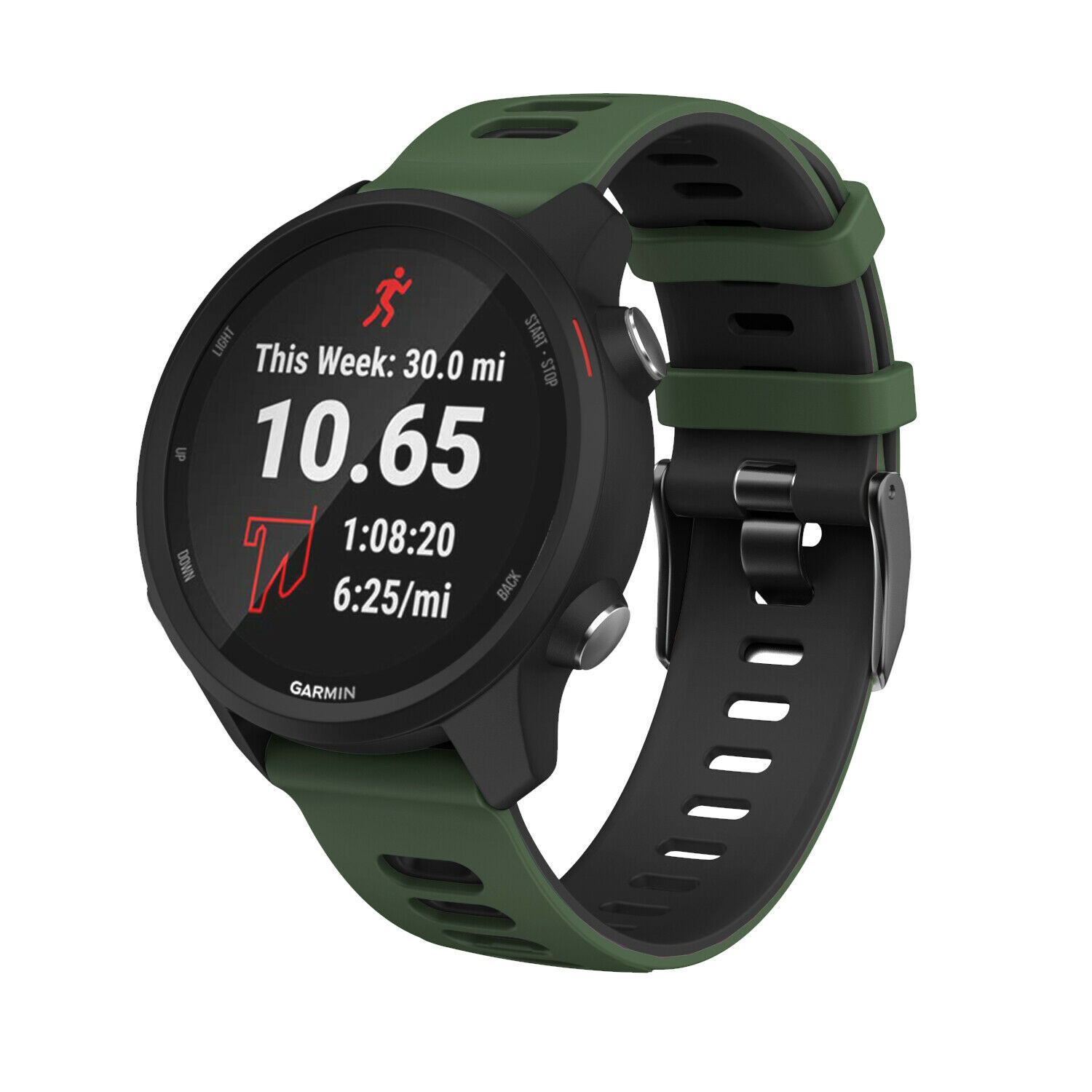 สายนาฬิกาซิลิโคน Garmin Forerunner 245 / 245 Music 645 สายนาฬิกาขนาด 20 มม (AA1)