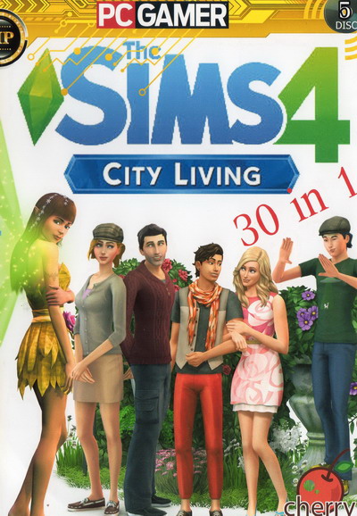 The Sims 4 City Living 30 in 1 + ภาคเสริมครบ + ภาษาไทย ( 5 DVD )
