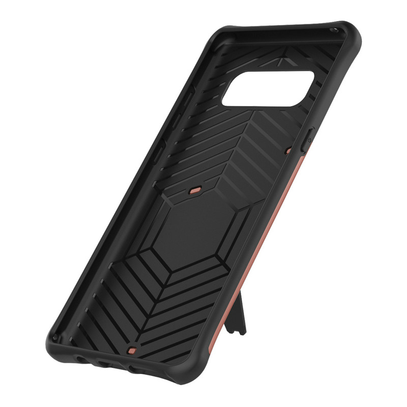 Case Samsung Galaxy Note 8 #เคสฝาหลัง TPU นุ่ม + พลาสติก มีขาตั้งในตัวหมุนได้ 360 องศา