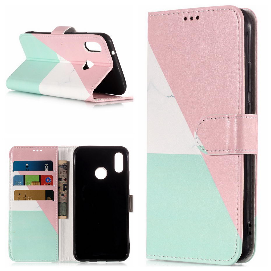 Case Huawei P20 Lite/Nova 3e #เคสฝาพับสไตล์กระเป๋าสตางค์พิมพ์ลายสวยๆ Pattern Printing Wallet Leather