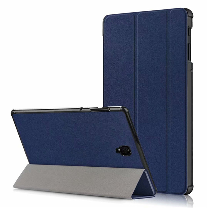 Case Samsung Galaxy Tab S4 10.5 (SM-T380 / T835 / T837) #เคสฝาพับแบบ 3 พับ PU Leather Tri-fold Stand