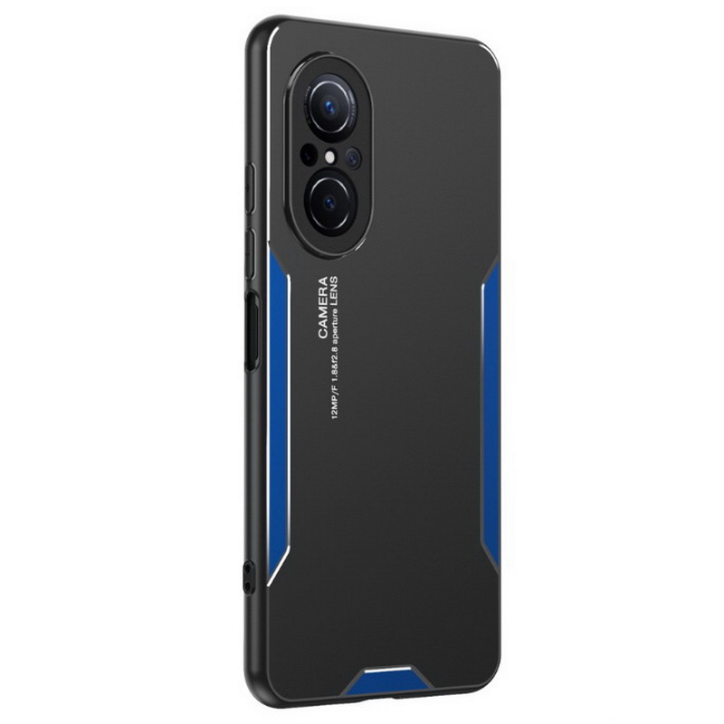 เคส Huawei Nova 9 SE #เคสฝาหลังไฮบริด Metal +TPU Shockproof metal back plate Phone Back Cover