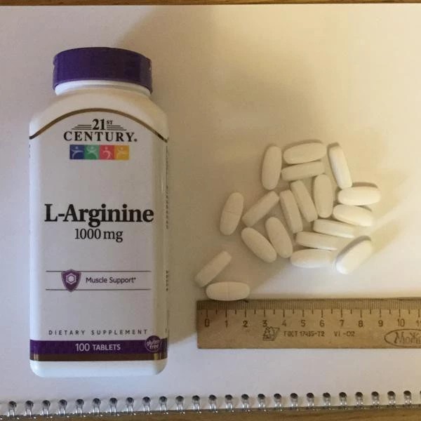 21st Century® L-Arginine, Maximum Strength 1,000 mg 100 Tablets แอล-อาร์จีนีน