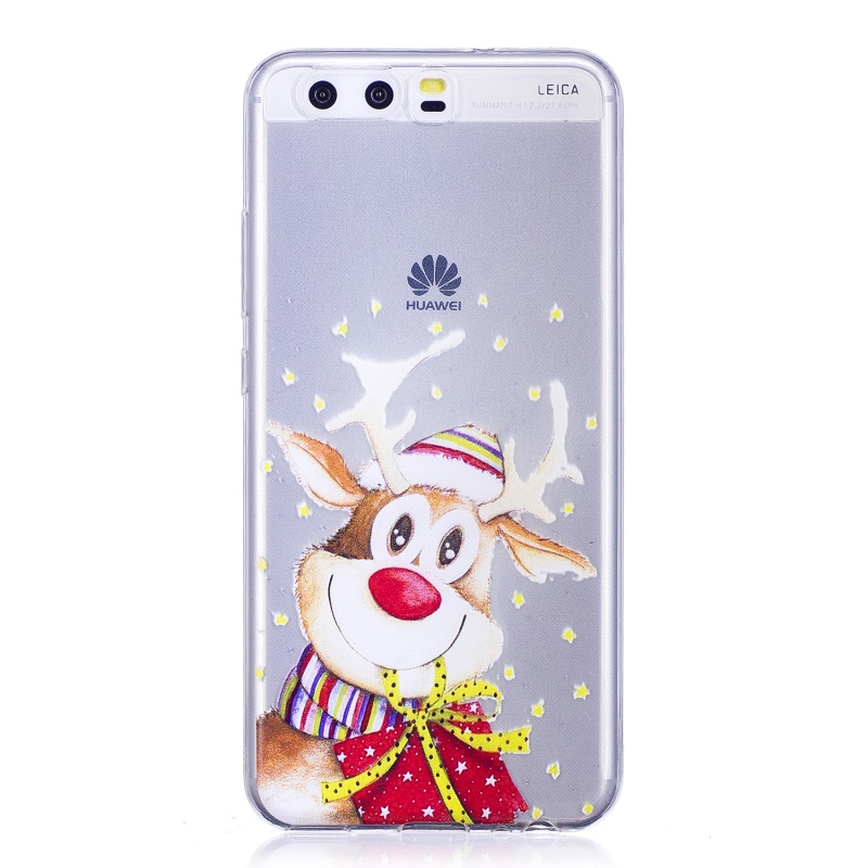 Case Huawei P10 #เคสฝาหลังTPUนิ่มใส พิมพ์ลายรูปแบบคริสมาสต์สวยงามน่ารักๆ