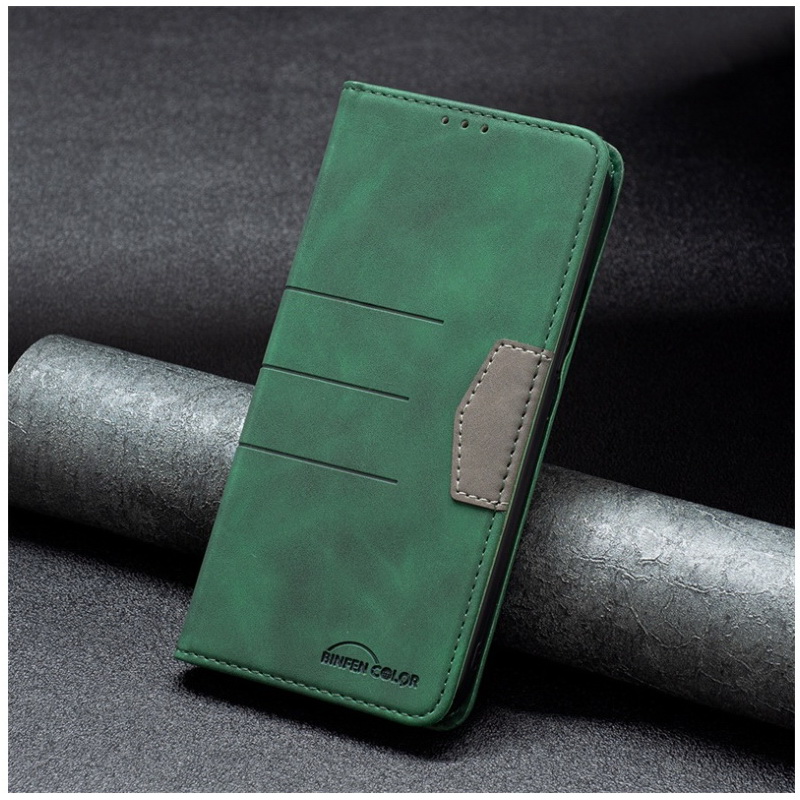 เคส Samsung Galaxy S21 FE 5G #เคสฝาพับหนัง PU สไตล์กระเป๋าสตางค์พร้อมช่องใส่การ์ด Luxury Flip Stand Card Phone Leather Wallet Cover Casing