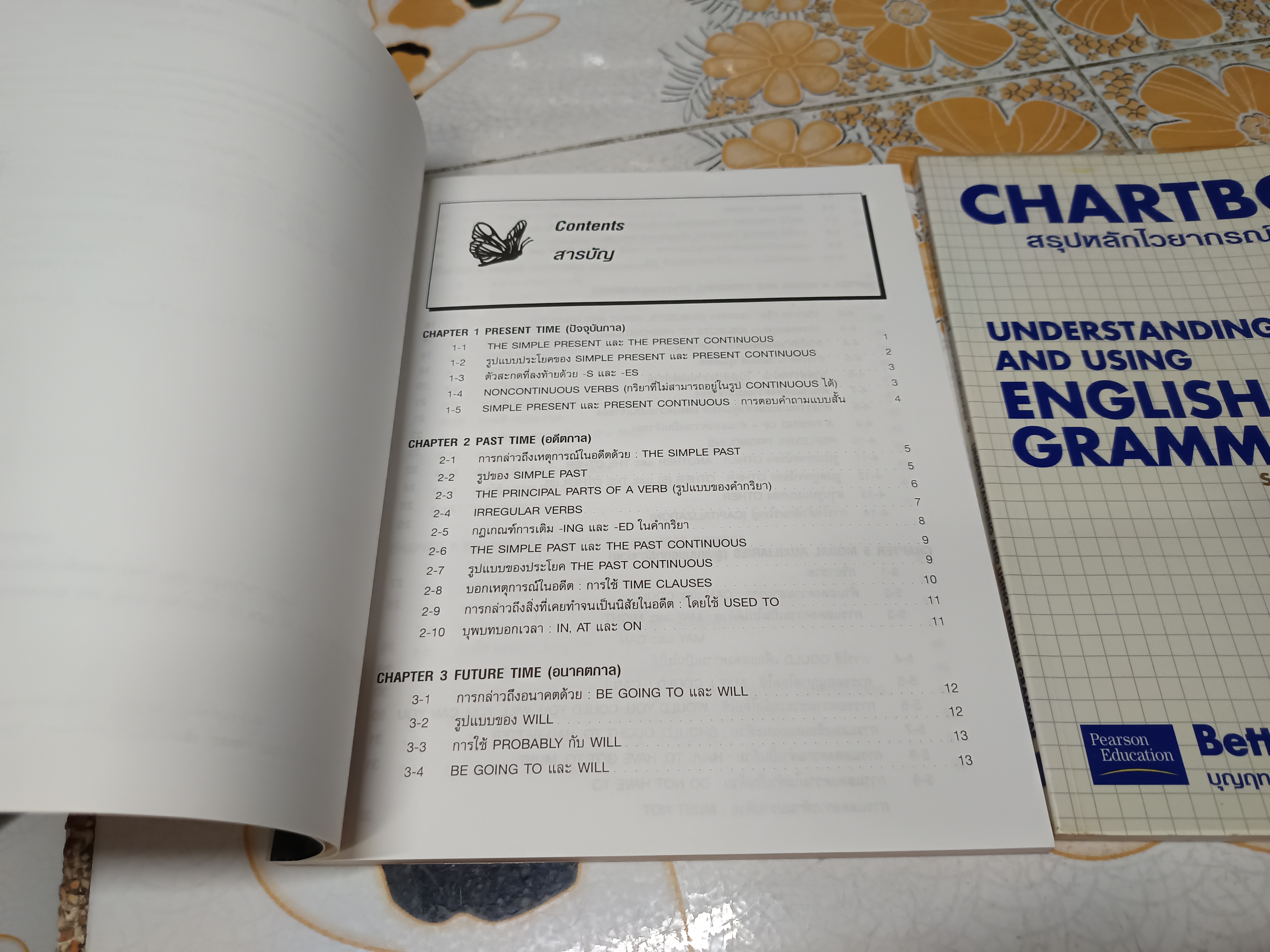 สรุปหลักไวยากรณ์อังกฤษ 1 + 2 CHARTBOOK : FUNDAMENTALS OF ENGLISH GRAMMAR + UNDERSTANDING AND USING ENGLISH GRAMMAR **สินค้าหมด**