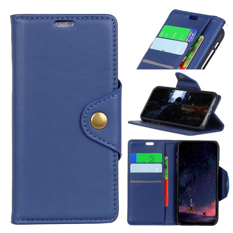 Case Honor 8X #เคสฝาพับหนัง PU สไตล์กระเป๋าสตางค์ Crazy Horse PU