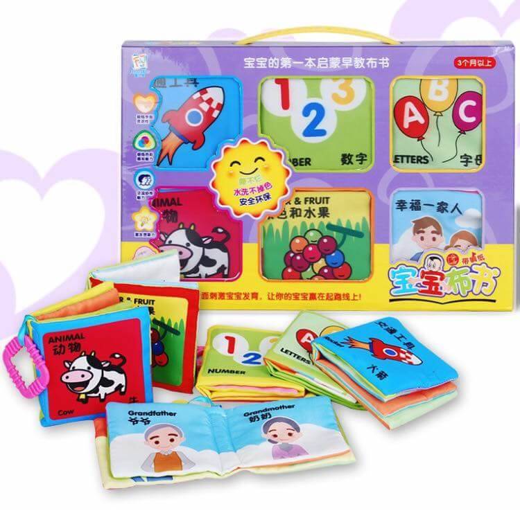 set หนังสือผ้าสำหรับเด็ก